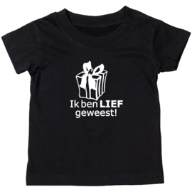 Kinder T-shirt: ik ben lief geweest