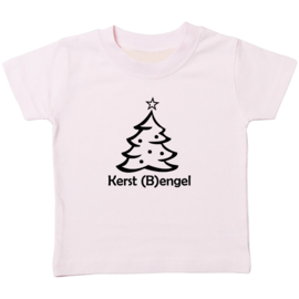 Kinder T-shirt met de opdruk: Kerst(b)engel