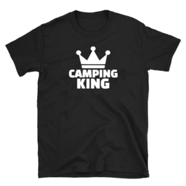 Volwassen T-shirt: Camping King 1