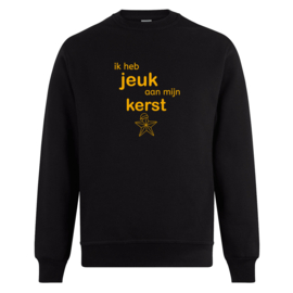 Foute kerst sweater: Ik heb jeuk aan mijn kerstster
