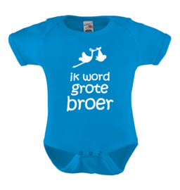 Baby romper: Ik word grote broer (ooievaar)