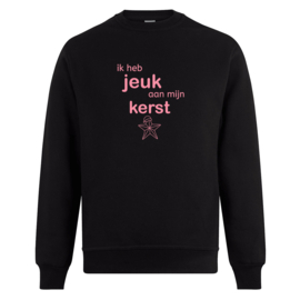 Foute kerst sweater: Ik heb jeuk aan mijn kerstster