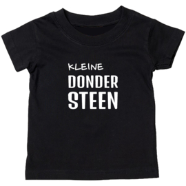 Kinder T-shirt met de opdruk: Kleine dondersteen