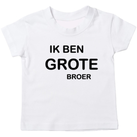Kinder T-shirt: Ik ben grote broer
