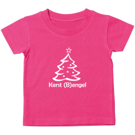 Kinder T-shirt met de opdruk: Kerst(b)engel