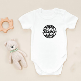 Baby romper: Super papa (stempel)