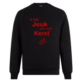 Foute kerst sweater: Ik heb jeuk aan mijn kerstballen
