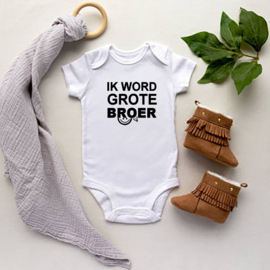 Baby romper: Ik word grote broer (gezichtje)