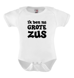 Baby romper: Ik ben nu grote zus