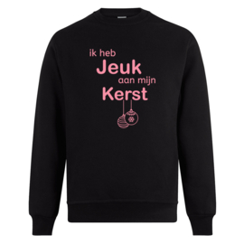 Foute kerst sweater: Ik heb jeuk aan mijn kerstballen