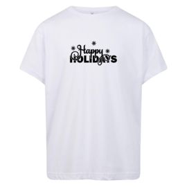 Volwassen T-shirt: Happy holidays