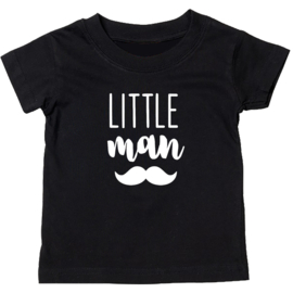 Kinder T-shirt met de opdruk: Little man