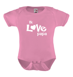 Baby romper: Ik love papa