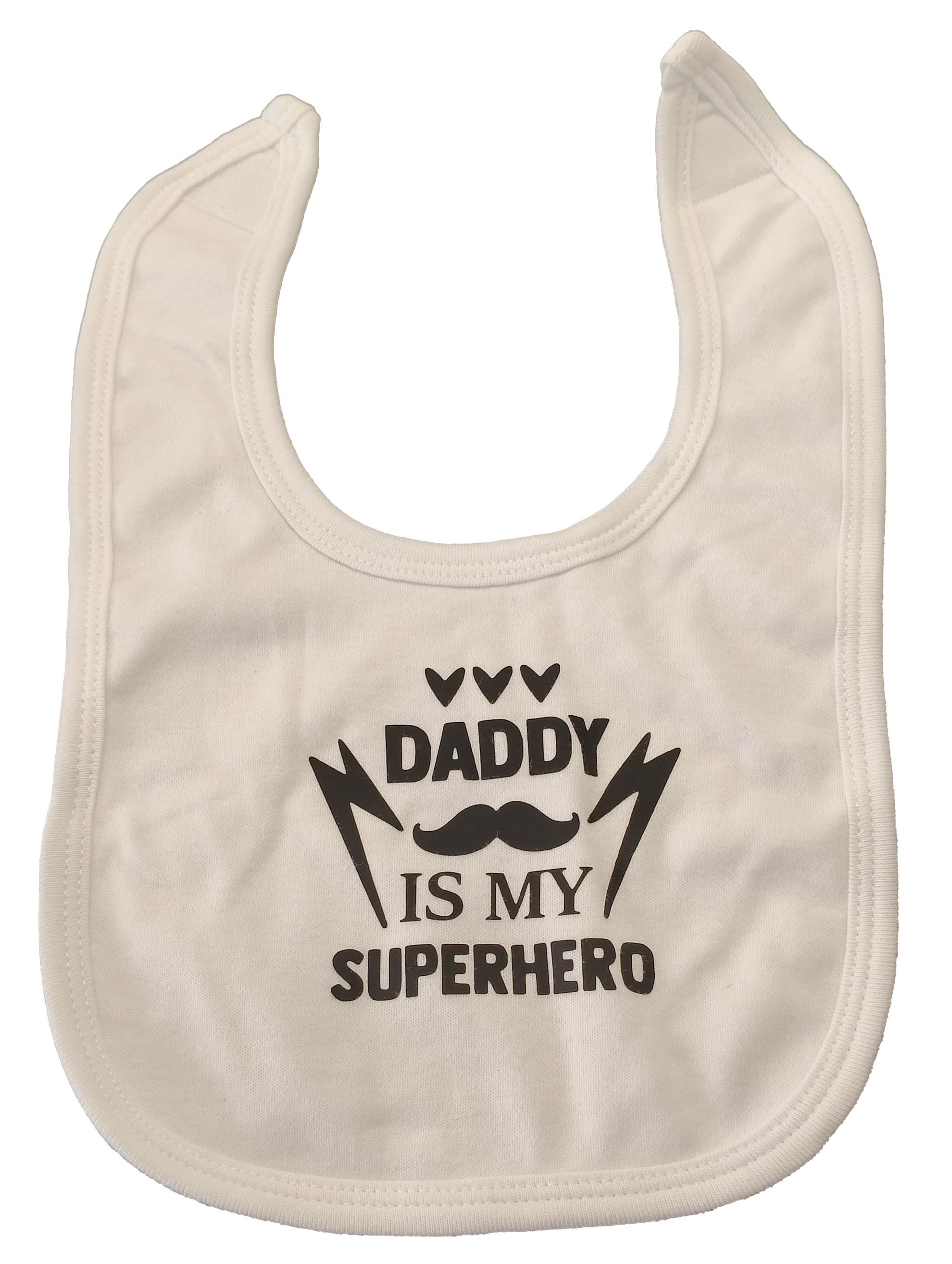 Baby slabbetje: Daddy is my superhero