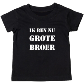 Kinder T-shirt: Ik ben nu grote broer