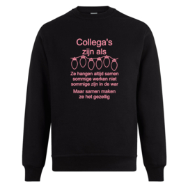 Foute kerst sweater Collega's zijn als kerstlampjes ze hangen altijd samen