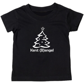 Kinder T-shirt met de opdruk: Kerst(b)engel