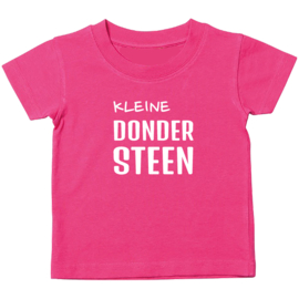 Kinder T-shirt met de opdruk: Kleine dondersteen