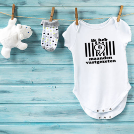 Baby romper: Ik heb 9 maanden vastgezeten