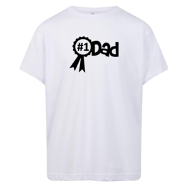 Volwassen T-shirt: Nummer 1 dad