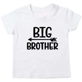 Kinder T-shirt: Big brother met pijl