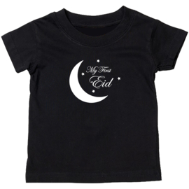 Kinder T-shirt met de opdruk: My first eid