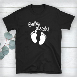 Volwassen T-shirt: Baby inside