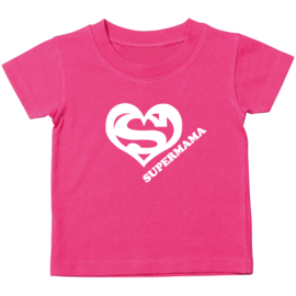 Kinder T-shirt: Super mama