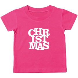 Kinder T-shirt met de opdruk: Christmas