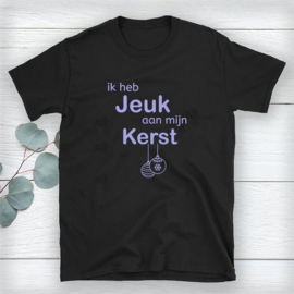 Volwassen T-shirt: Ik heb jeuk aan mijn kerst ballen