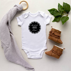 Baby romper: Ik word grote zus (wolk)