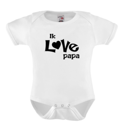 Baby romper: Ik love papa
