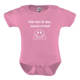 Baby romper: Hier ben ik dan succes ermee