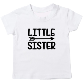 Kinder T-shirt: Little sister met pijl