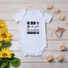 Baby romper: Ik ben dit jaar het mooiste cadeautje