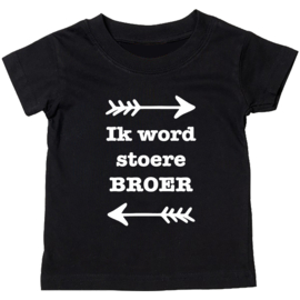 Kinder T-shirt: Ik word stoere broer