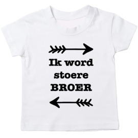 Kinder T-shirt: Ik word stoere broer