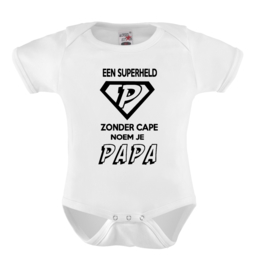 Baby romper: Een superheld zonder cape noem je papa