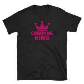 Volwassen T-shirt: Camping King 1
