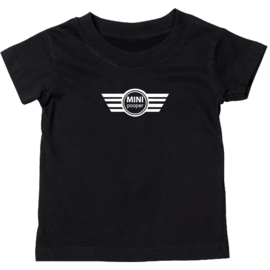Kinder T-shirt met de opdruk: Mini Pooper (tekst)