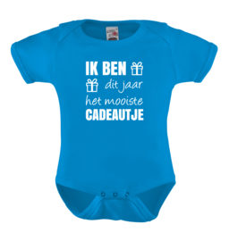 Baby romper: Ik ben dit jaar het mooiste cadeautje