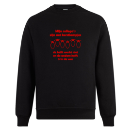 Foute kerst sweater: Mijn collega’s zijn net kerstlampjes, de helft werkt niet en de andere helft is in de war