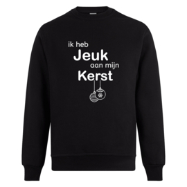 Foute kerst sweater: Ik heb jeuk aan mijn kerstballen