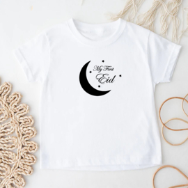 Kinder T-shirt met de opdruk: My first eid