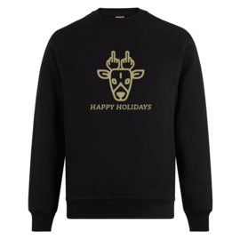 Foute kerst sweater: Happy holidays (hert)