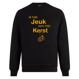 Foute kerst sweater: Ik heb jeuk aan mijn kerstballen