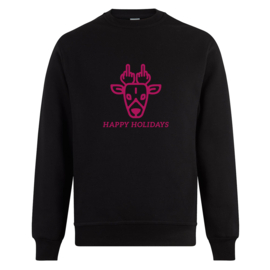 Foute kerst sweater: Happy holidays (hert)