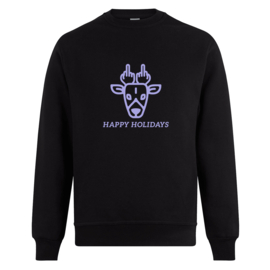 Foute kerst sweater: Happy holidays (hert)