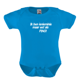 Baby romper: Ik ben inieminie maar eet als pino