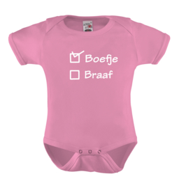 Baby romper: Boefje braaf